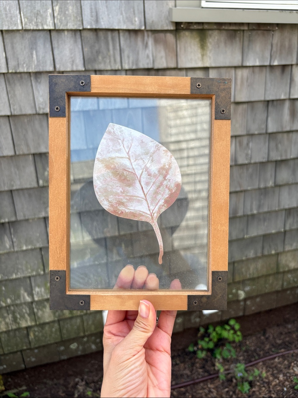 NWT! Rustic Glass Frame